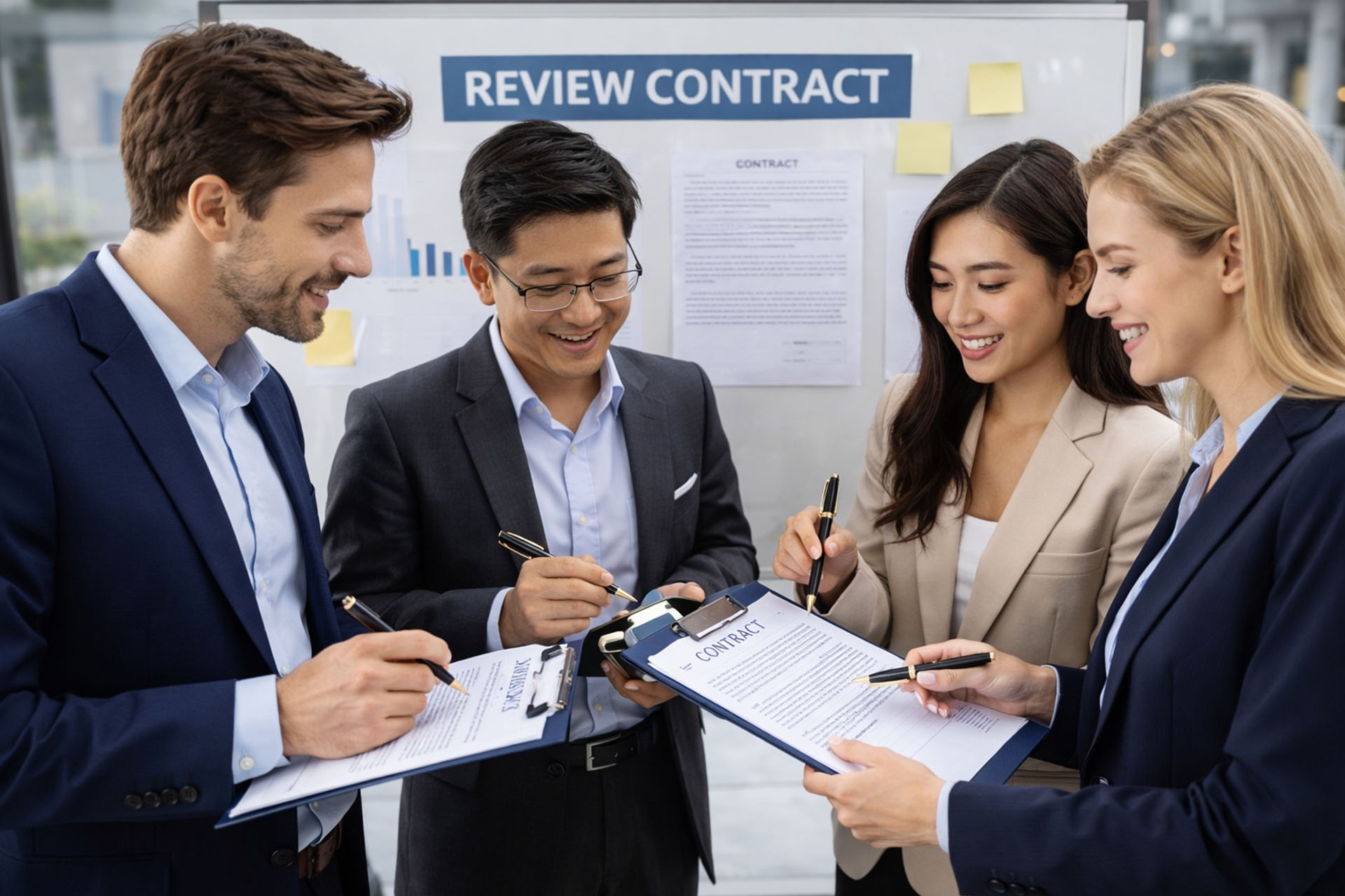 Pembuatan dan review kontrak